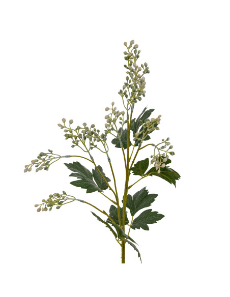 High-quality metal and wood construction of Hill Interiors SKU 24546 Milk Thistle Bud Spray, detailed view for UK customers.