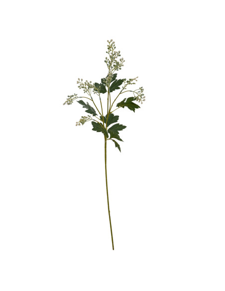 Full dimensions and specifications of Hill Interiors Milk Thistle Bud Spray 24546: Height 76.00cm, Width 20.00cm, perfect for y