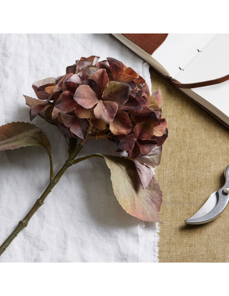 Buy Hill Interiors 22731 Mixed Autumn Browns Single Hydrangea Stem online in UK with fast delivery from FastDaddy UK, your furn
