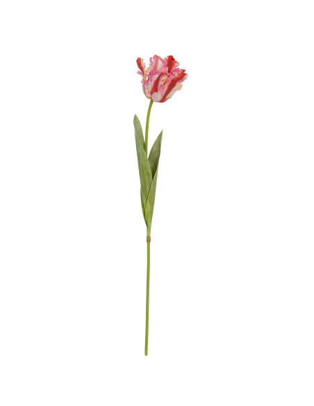 High-quality metal and wood construction of Hill Interiors SKU 24406 Multi Pink Parrot Tulip, detailed view for UK customers.