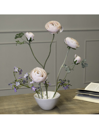 Full dimensions and specifications of Hill Interiors Off White Ceramic Flower Frog 22881: Height 8.00cm, Width 15.00cm, perfect