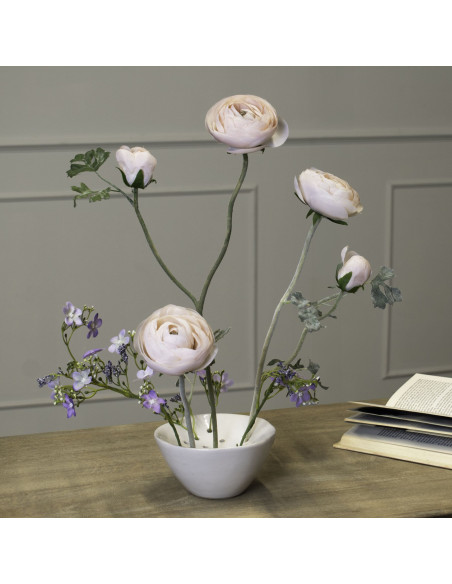 Full dimensions and specifications of Hill Interiors Off White Ceramic Flower Frog 22881: Height 8.00cm, Width 15.00cm, perfect