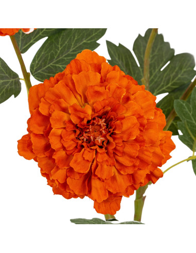 Affordable industrial style furniture Hill Interiors Orange African Marigold Large Spray 24548 for modern home decor, free ship