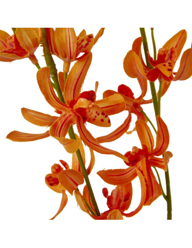 Buy Hill Interiors 23871 Orange Cymbidium Spray online in UK with fast delivery from FastDaddy UK, your furniture expert.