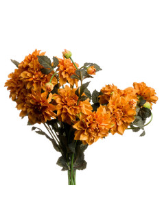 Buy Hill Interiors 20892 Orange Dahlia Spray online in UK with fast delivery from FastDaddy UK, your furniture expert. 2