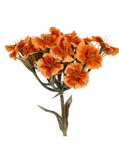 Hill Interiors Orange Dianthus Spray 24420 - Authentic Hill Interiors furniture directly from FastDaddy UK. Exclusive collectio