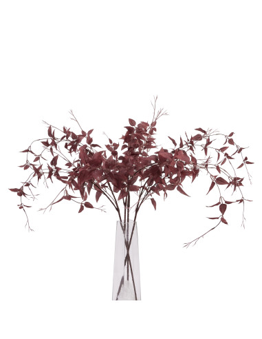 Affordable industrial style furniture Hill Interiors Ornamental Burgundy Leaf 22629 for modern home decor, free shipping option