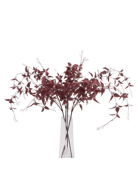 Affordable industrial style furniture Hill Interiors Ornamental Burgundy Leaf 22629 for modern home decor, free shipping option