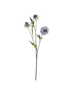 Affordable industrial style furniture Hill Interiors Pale Blue Scabious Stem 23417 for modern home decor, free shipping options