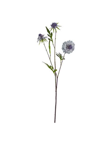 Affordable industrial style furniture Hill Interiors Pale Blue Scabious Stem 23417 for modern home decor, free shipping options