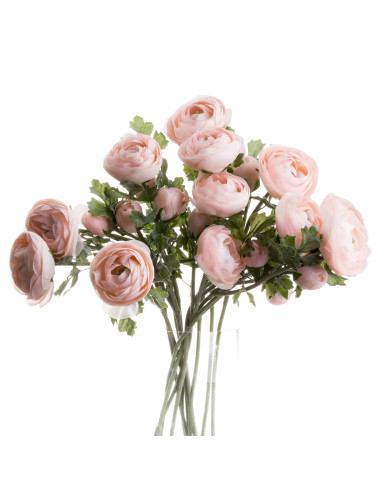 Affordable industrial style furniture Hill Interiors Pastel Pink Ranunculus 20542 for modern home decor, free shipping options