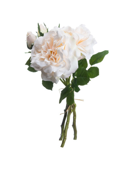 Buy Hill Interiors 20126 Peachy Cream Short Stem Rose Bouquet online in UK with fast delivery from FastDaddy UK, your furniture