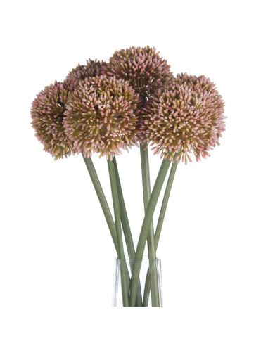 High-quality metal and wood construction of Hill Interiors SKU 19589 Pink Allium, detailed view for UK customers.
