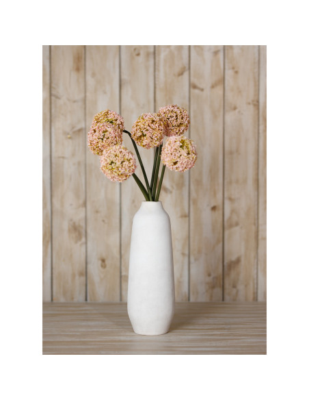 High-quality metal and wood construction of Hill Interiors SKU 23866 Pink Allium Stem, detailed view for UK customers.