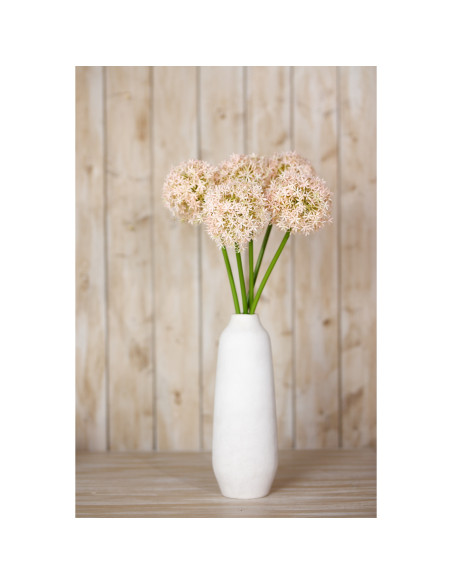 High-quality metal and wood construction of Hill Interiors SKU 23856 Pink Giant Allium Stem, detailed view for UK customers.