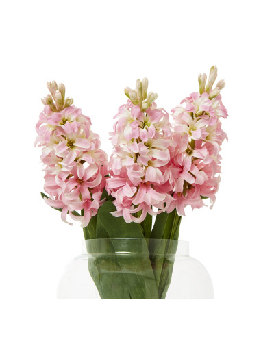 Affordable industrial style furniture Hill Interiors Pink Hyacinth Stem 23877 for modern home decor, free shipping options and