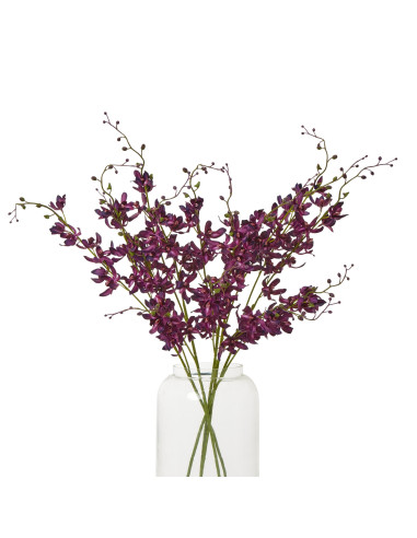 Affordable industrial style furniture Hill Interiors Purple Cymbidium Spray 23872 for modern home decor, free shipping options