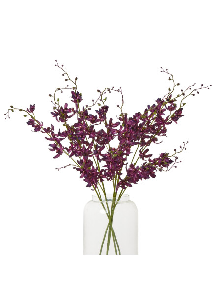 Affordable industrial style furniture Hill Interiors Purple Cymbidium Spray 23872 for modern home decor, free shipping options