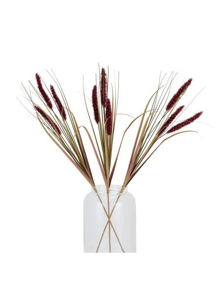 High-quality metal and wood construction of Hill Interiors SKU 22738 Ruby Triple Grass Stem, detailed view for UK customers.