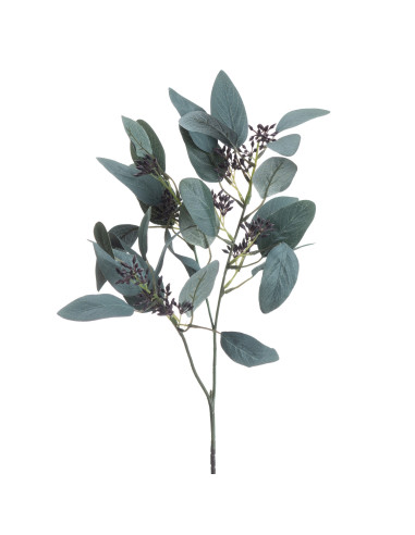 High-quality metal and wood construction of Hill Interiors SKU 20493 Seeded Eucalyptus Stem, detailed view for UK customers.