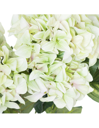 High-quality metal and wood construction of Hill Interiors SKU 21068 Shabby Green Hydrangea Bouquet, detailed view for UK custo
