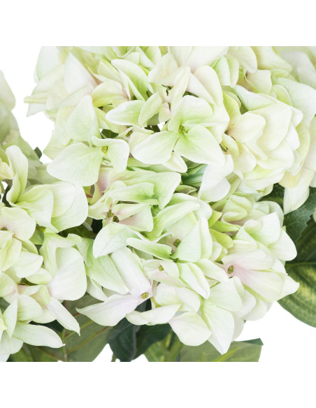High-quality metal and wood construction of Hill Interiors SKU 21068 Shabby Green Hydrangea Bouquet, detailed view for UK custo