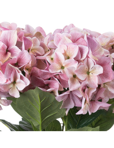 Affordable industrial style furniture Hill Interiors Shabby Pink Hydrangea Bouquet 21067 for modern home decor, free shipping o