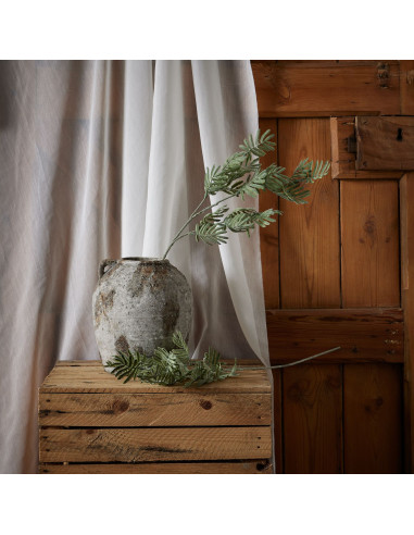 Affordable industrial style furniture Hill Interiors Silver Wattle Leaf 22614 for modern home decor, free shipping options and