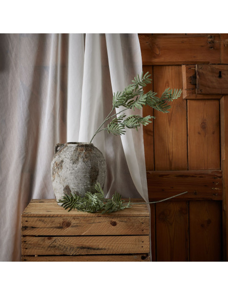 Affordable industrial style furniture Hill Interiors Silver Wattle Leaf 22614 for modern home decor, free shipping options and