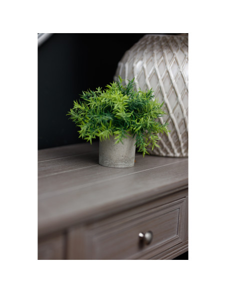 Affordable industrial style furniture Hill Interiors Small Bamboo Plant In Grey Pot 23701 for modern home decor, free shipping
