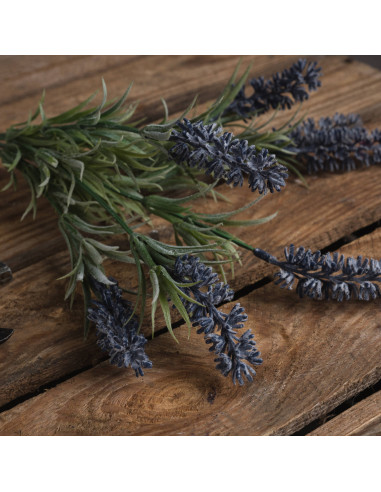 Affordable industrial style furniture Hill Interiors Small Lavender Spray 17333 for modern home decor, free shipping options an