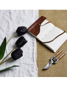 Affordable industrial style furniture Hill Interiors Tall Black Triple Tulip Stem 22737 for modern home decor, free shipping op 2