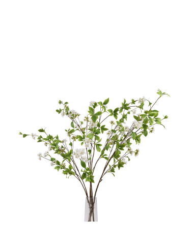 Full dimensions and specifications of Hill Interiors Tall Mock Orange Spray 22625: Height 135.00cm, Width 45.00cm, perfect for