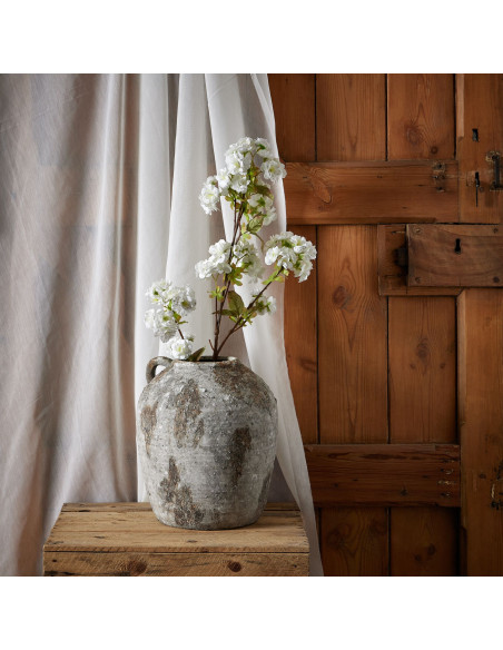 Affordable industrial style furniture Hill Interiors Tall White Blossom 22633 for modern home decor, free shipping options and