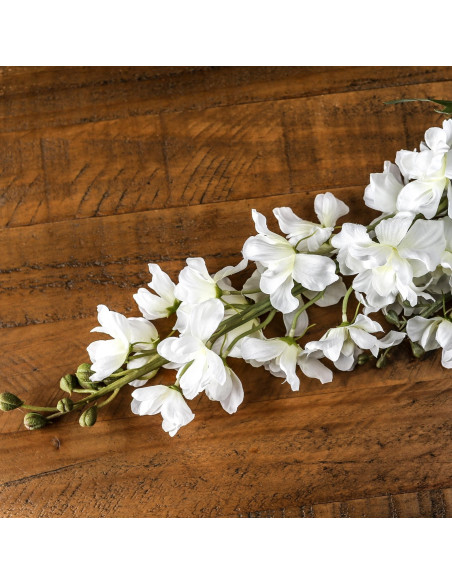 Hill Interiors Tall White Delphinium Stem 22209 - Authentic Hill Interiors furniture directly from FastDaddy UK. Exclusive coll