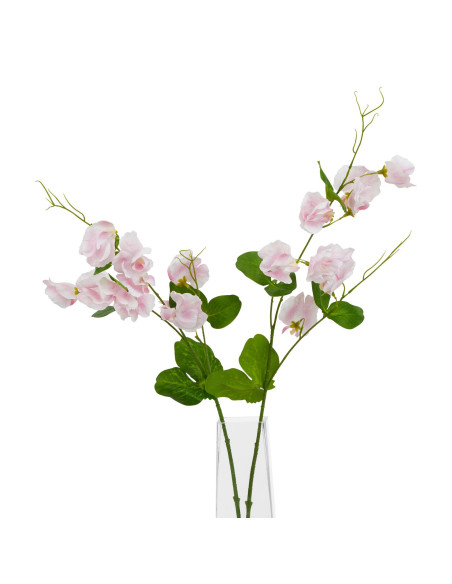 Affordable industrial style furniture Hill Interiors The Natural Garden Collection Pale Pink Sweetpea Stem 23420 for modern hom