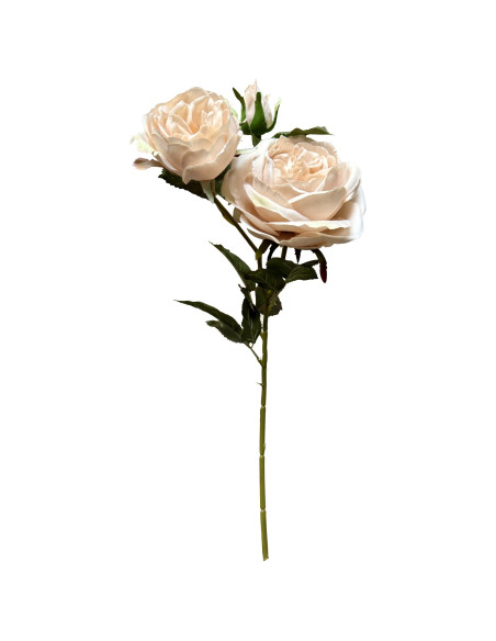 High-quality metal and wood construction of Hill Interiors SKU 23397 The Natural Garden Collection Palest Blush Charity Rose, d