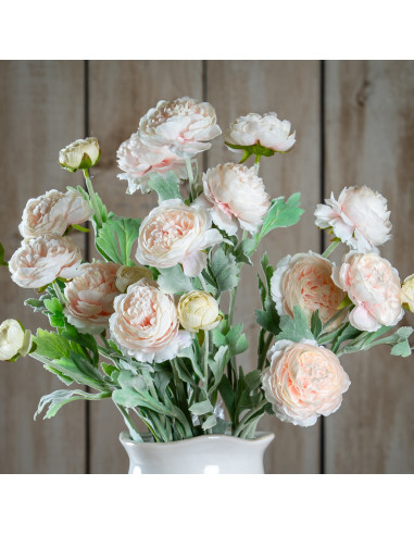 Hill Interiors The Natural Garden Collection Pink Ranunculus 23385 - Authentic Hill Interiors furniture directly from FastDaddy