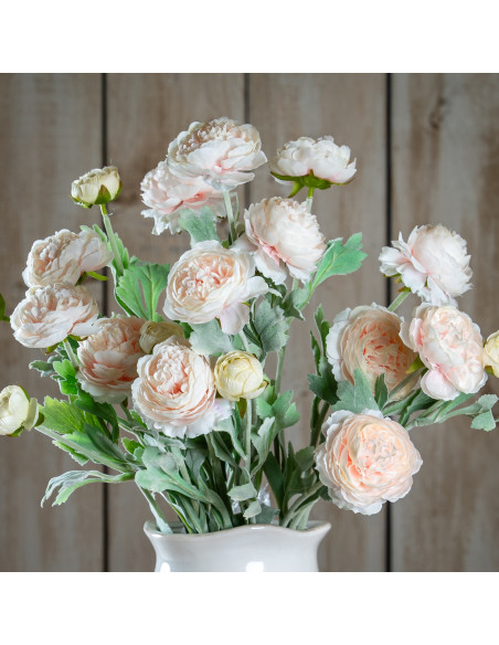 Hill Interiors The Natural Garden Collection Pink Ranunculus 23385 - Authentic Hill Interiors furniture directly from FastDaddy