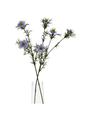 Full dimensions and specifications of Hill Interiors The Natural Garden Collection Purple Nigella Love In A Mist 23421: Height