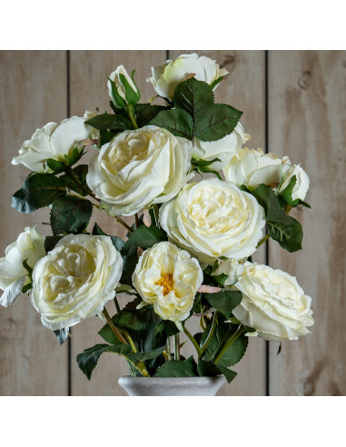 Hill Interiors The Natural Garden Collection White Charity Rose 23396 - Authentic Hill Interiors furniture directly from FastDa