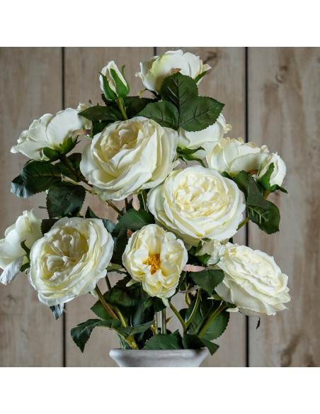 Hill Interiors The Natural Garden Collection White Charity Rose 23396 - Authentic Hill Interiors furniture directly from FastDa