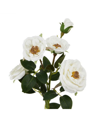 Buy Hill Interiors 23681 The Natural Garden Collection White Hedge Rose Stem online in UK with fast delivery from FastDaddy UK,
