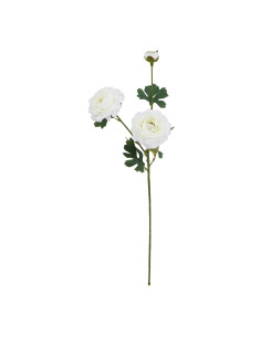 Affordable industrial style furniture Hill Interiors The Natural Garden Collection White Ranunculus 23392 for modern home decor