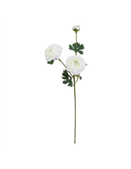 Affordable industrial style furniture Hill Interiors The Natural Garden Collection White Ranunculus 23392 for modern home decor