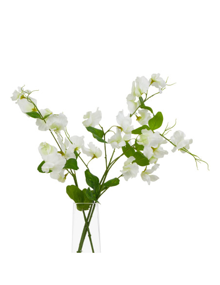 Affordable industrial style furniture Hill Interiors The Natural Garden Collection White Sweetpea Stem 23419 for modern home de