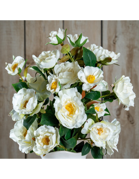 Hill Interiors The Natural Garden Collection White Tea Rose 23398 - Authentic Hill Interiors furniture directly from FastDaddy