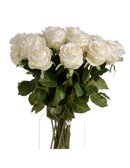 High-quality metal and wood construction of Hill Interiors SKU 18963 Traditional White Rose, detailed view for UK customers.