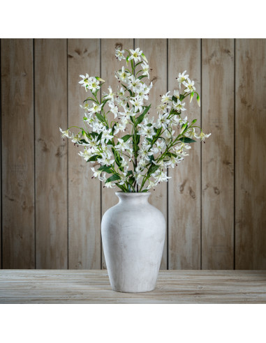 Buy Hill Interiors 23811 Turks Cap Green Lily Spray online in UK with fast delivery from FastDaddy UK, your furniture expert.