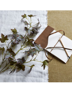 High-quality metal and wood construction of Hill Interiors SKU 22612 Variegated Maple Leaf, detailed view for UK customers. 2